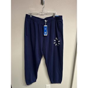 Adidas Mens XXL Trefoil Sweatpants Joggers Blue